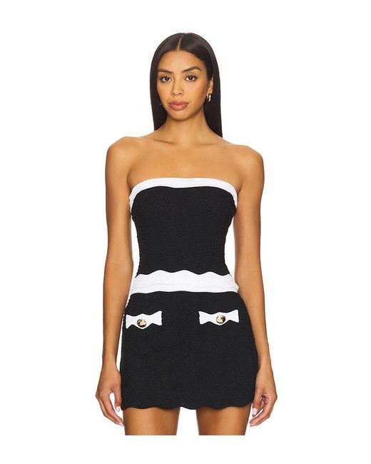 retroféte Black Hart Knit Top