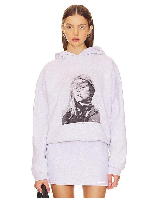Anine Bing White Harvey Sweatshirt X Brigitte Bardot