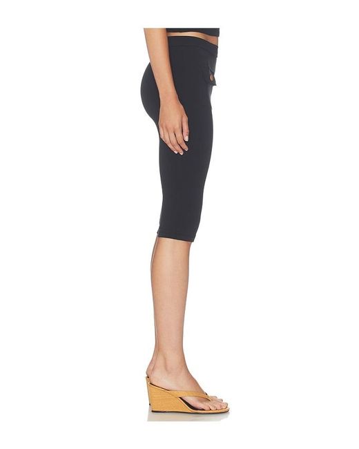 Oddli Black Button Capri
