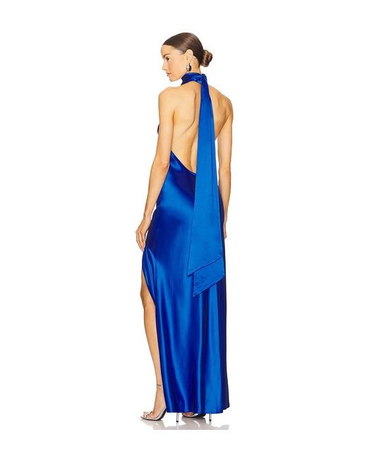 SAU LEE Blue Penelope Gown