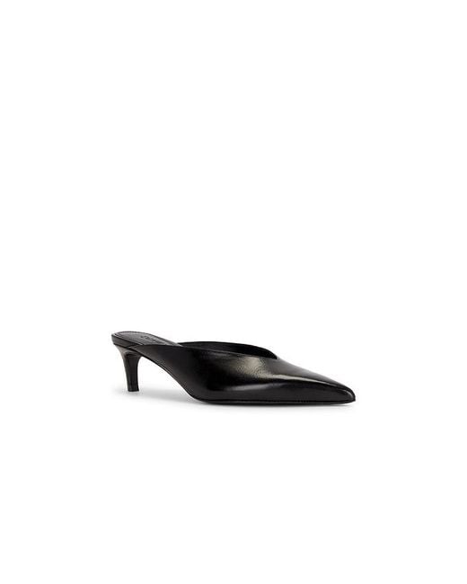 SCHUTZ SHOES Black Loren Mid Mule Pump