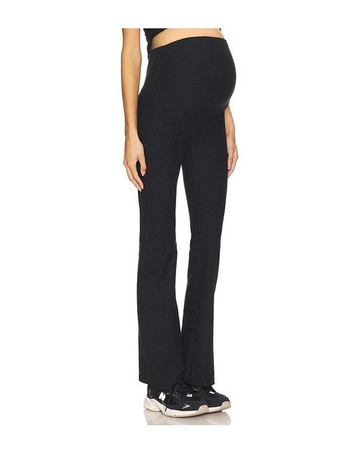 Beyond Yoga Black Spacedye Practice Maternity Pant