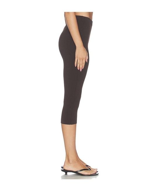 SER.O.YA Black Petra Knit Capri Pant