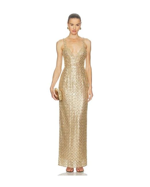 Bronx and Banco Natural Allegra Sequin Maxi Dress