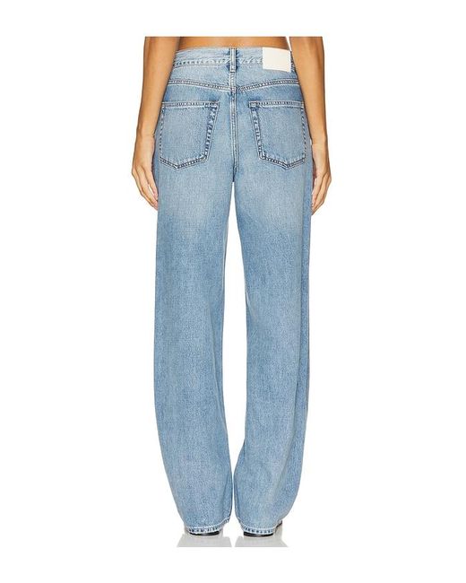GRLFRND Blue Bella Low Rise Boyfriend