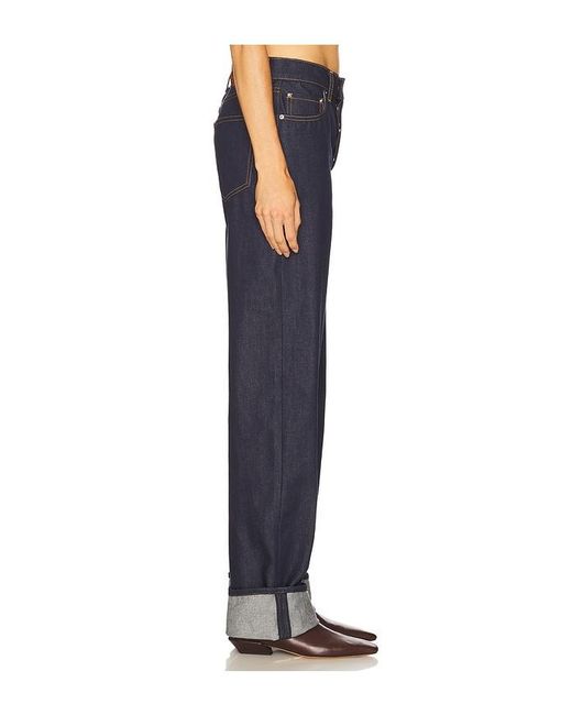 GRLFRND Blue Bella Low Rise Boyfriend