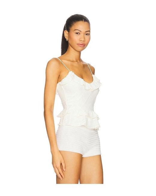 MORE TO COME White Martha Cami Top