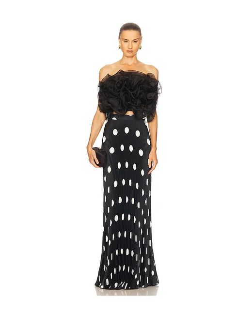 L'idée Black Coucou Organza Top