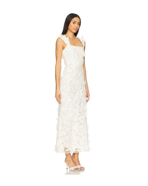 Elliatt White Scarlett Midi Dress