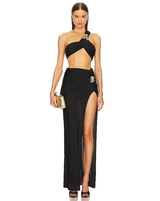 Michael Costello Black X Revolve Magnolia Top