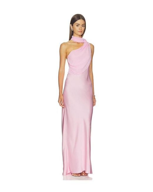 Amanda Uprichard Pink Myra Dress