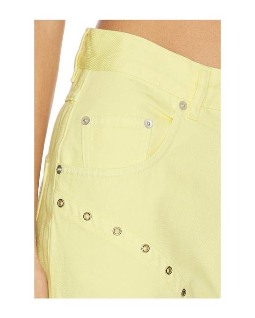 Palmatic Studio Yellow Cory Wide Leg Jean