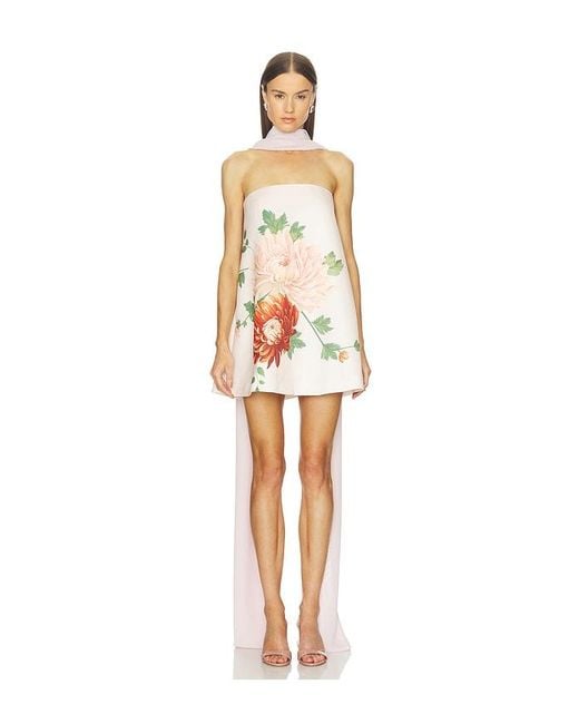 SAU LEE Women's White Ruby Dress With Scarf - www.ice4pros.com.br SAU LEE Women's White Ruby Dress With Scarf - www.ice4pros.com.br