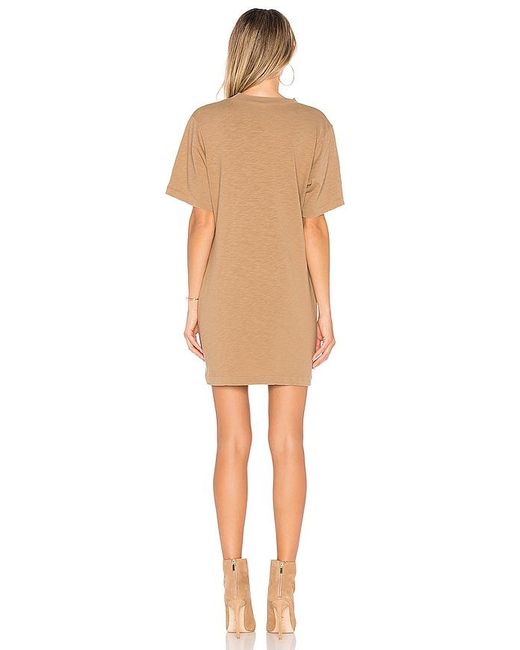 Cotton Citizen Natural Tokyo Short Sleeve Mini Dress
