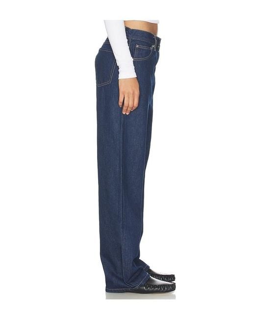 EB DENIM Blue Mid Rise Baggy Jeans
