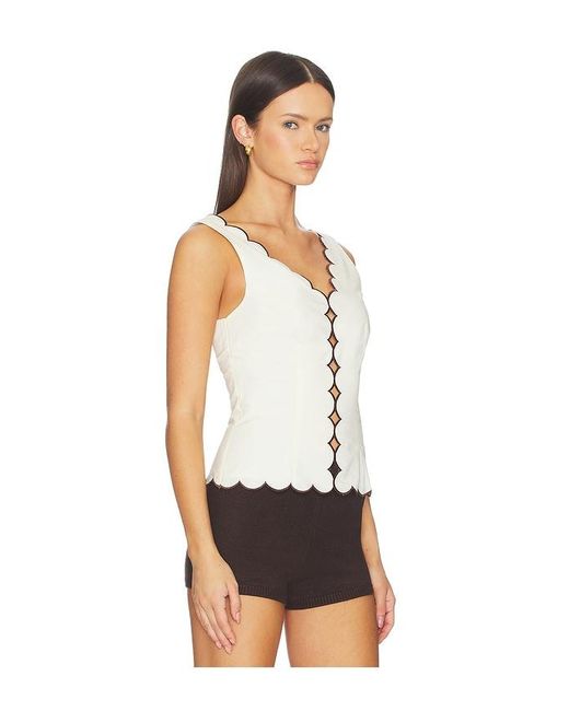 Tularosa White Samara Top