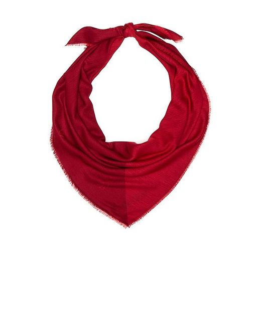 Rag & Bone Red Geo Dagger Scarf