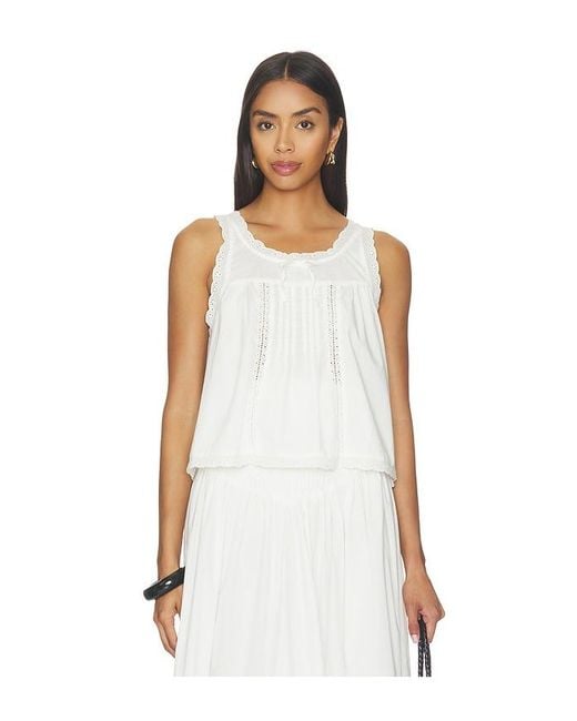 WeWoreWhat White Baby Doll Lace Top