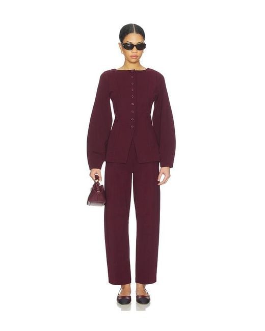 ALIGNE Red Markus Ponte Trouser