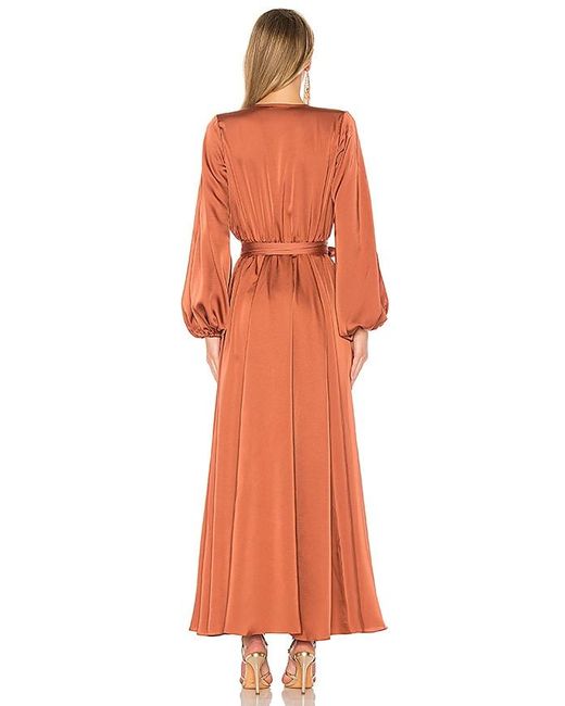 Michael Costello Orange X Revolve Eric Gown