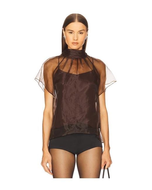 Jonathan Simkhai Black Feyre Top