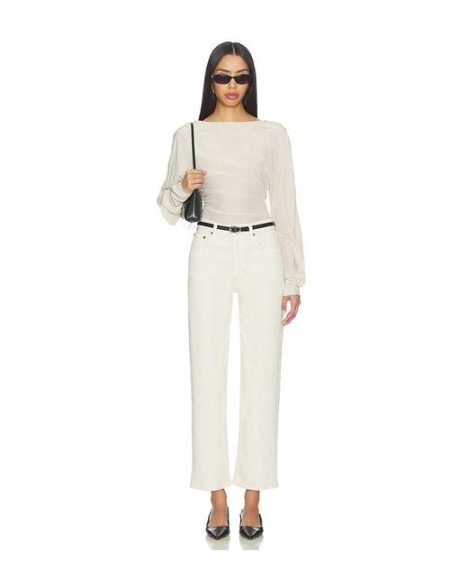Citizens of Humanity White Palma Straight Jeans