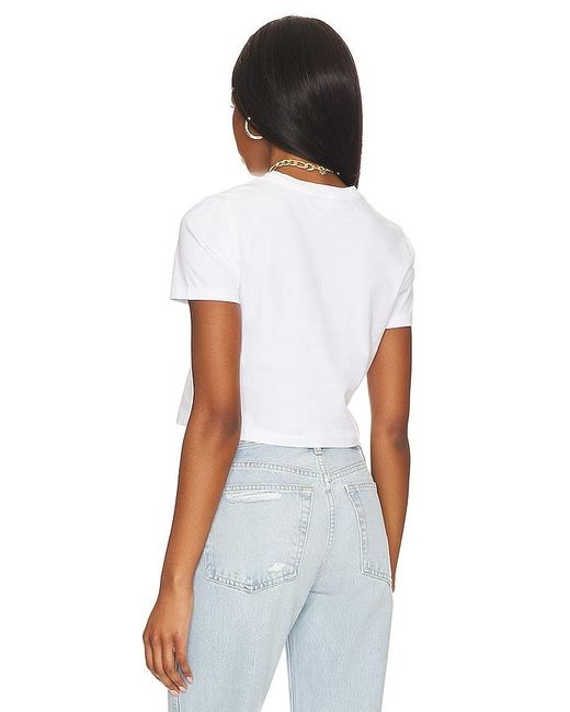 Re/done White Micro Tee