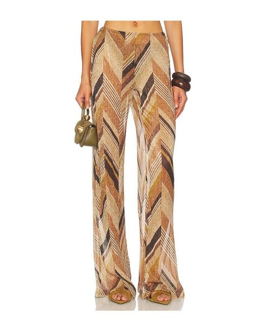 Devon Windsor Natural Ollie Wide Leg Pant