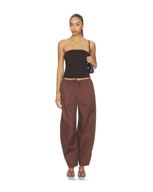 WeWoreWhat Brown Pull On Balloon Pants