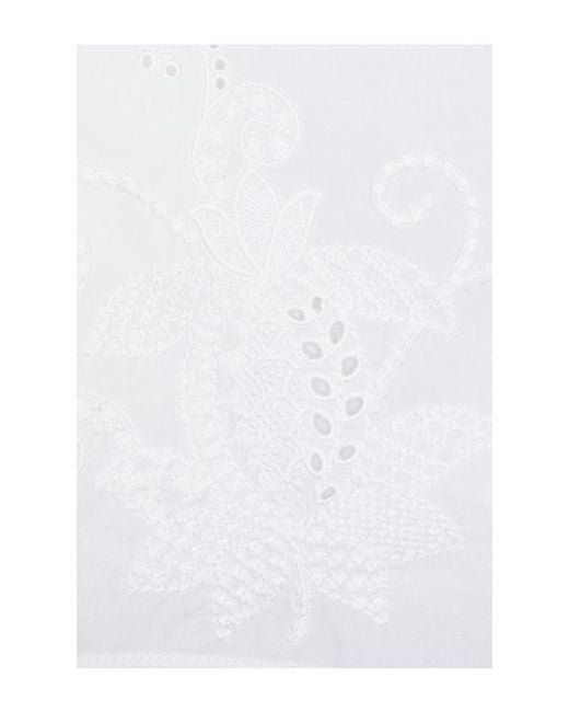Rag & Bone White Maggie Embroidered Cami