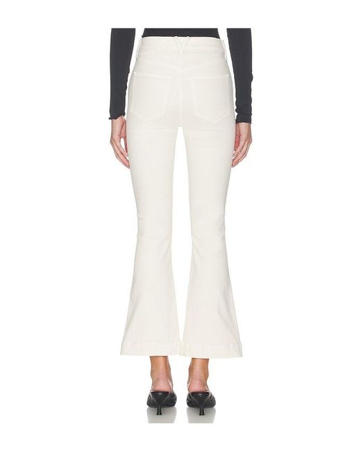 Veronica Beard White Carson Flare Jeans