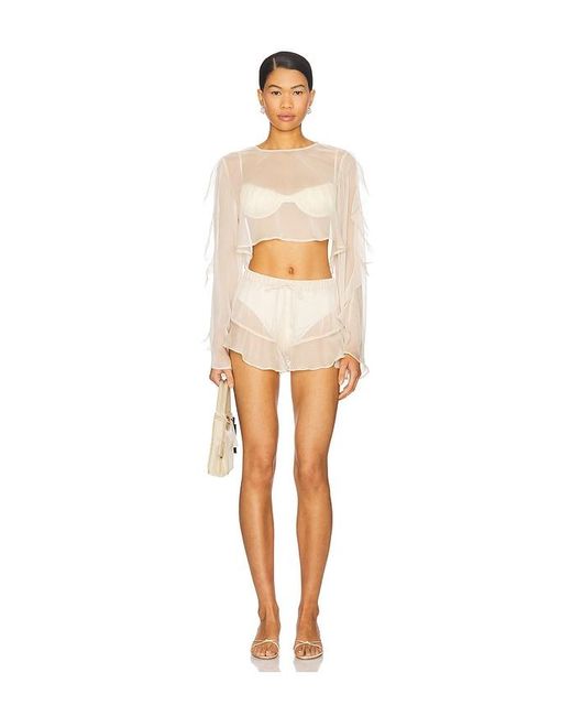 Shani Shemer White Shay Short Pants