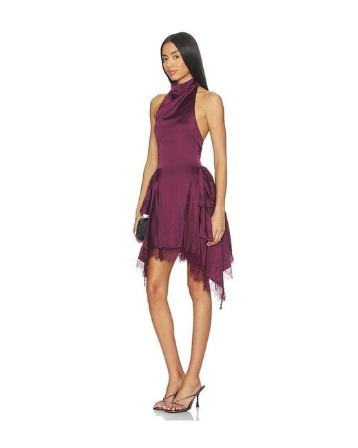 MAJORELLE Red Dolores Mini Dress