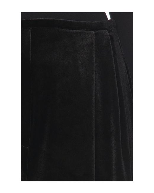 Norma Kamali Black Mens Pleat Pant