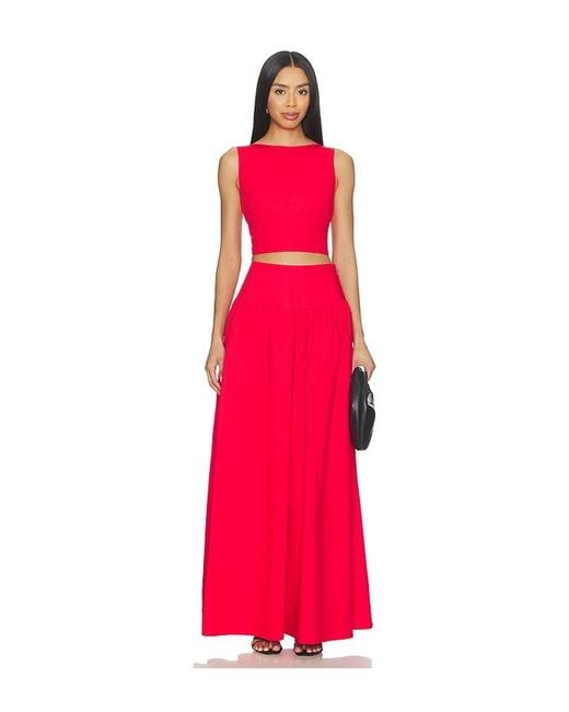 Susana Monaco Red Open Back Top