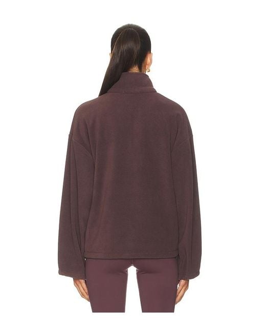 WellBeing + BeingWell Purple Fremont Half Zip Jacket