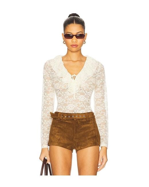 Steve Madden Natural Langã„Rmeliges Shirt Elvie