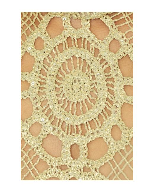 Bronx and Banco Metallic Tunisa Crochet Halter