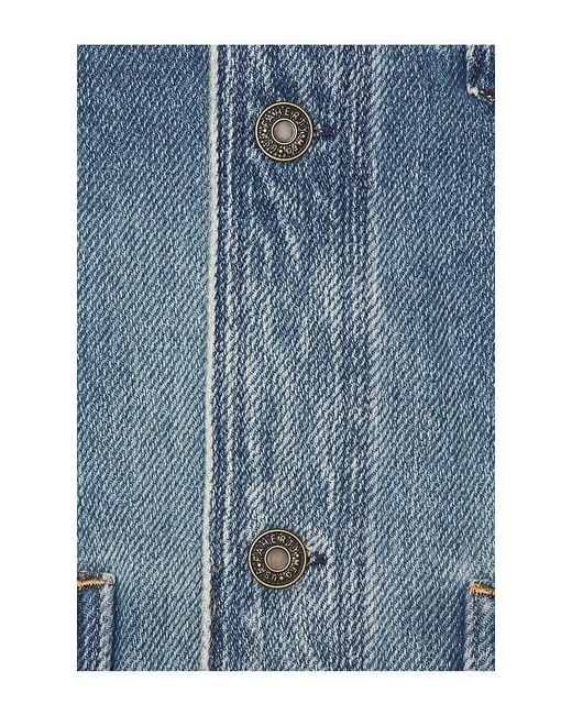 Faherty Brand Blue High Ridge Twill Studio Jacket for men