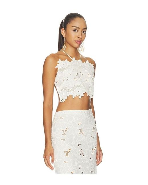 KETTEL ATELIER White Klokkeblomst Top