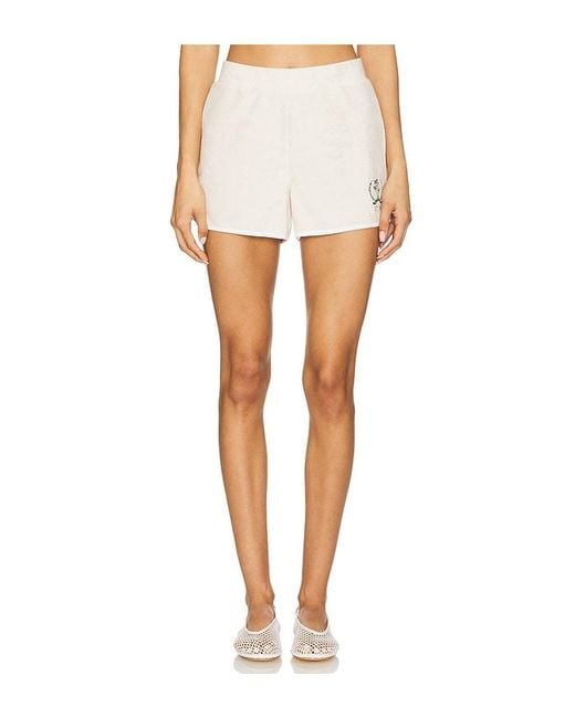 Barefoot Dreams White Cozyterry Short
