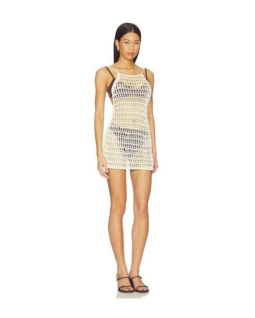 Haight White Pipa Knit Dress