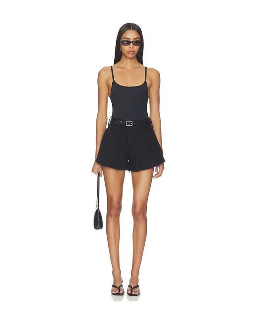 Mother Blue Flutter Short