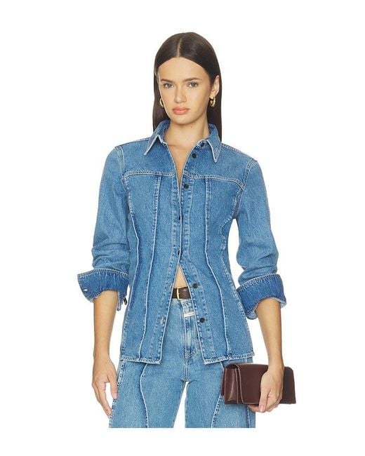 Closed Blue Organic Seaming Shirt