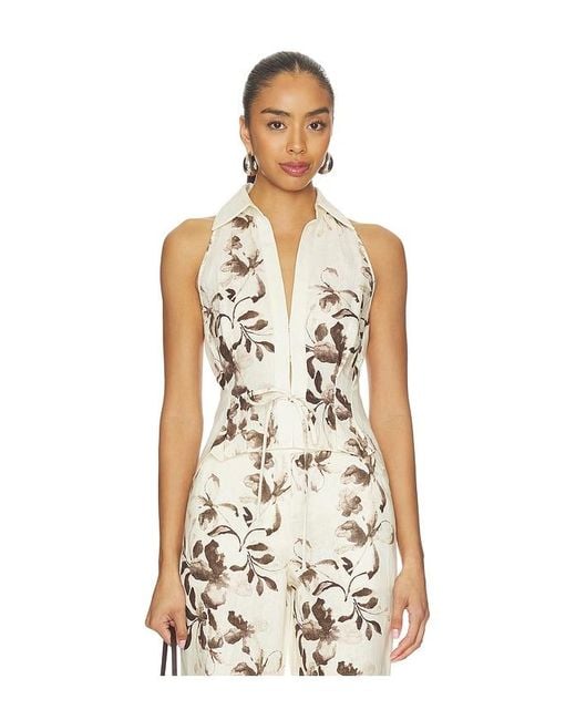 Hevron Natural Sloan Vest