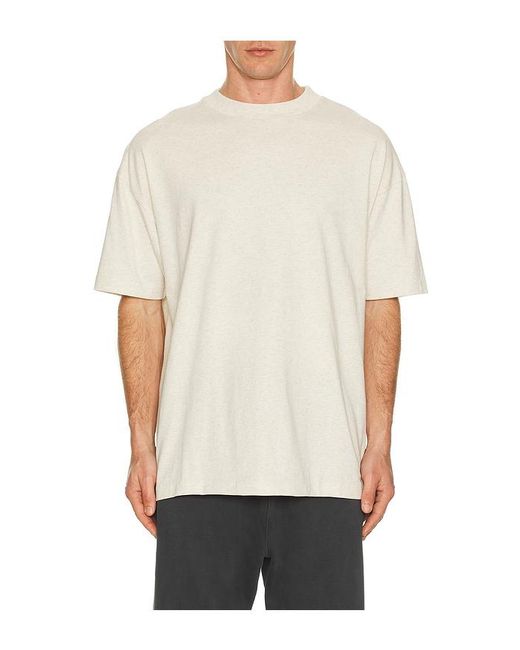 Fear Of God White Classic Short Sleeve Tee for men
