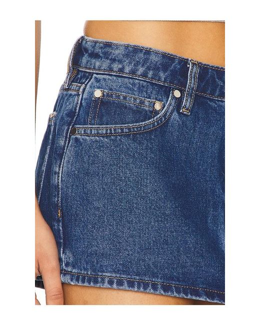 EB DENIM Blue Cherry Mini Skirt