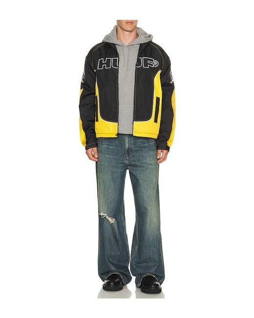 Huf Black Sector Jacket for men