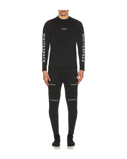 White/space Black Graphene Crew Neck for men