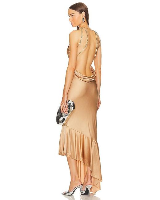 Michael Costello Natural X Revolve Jayne Gown